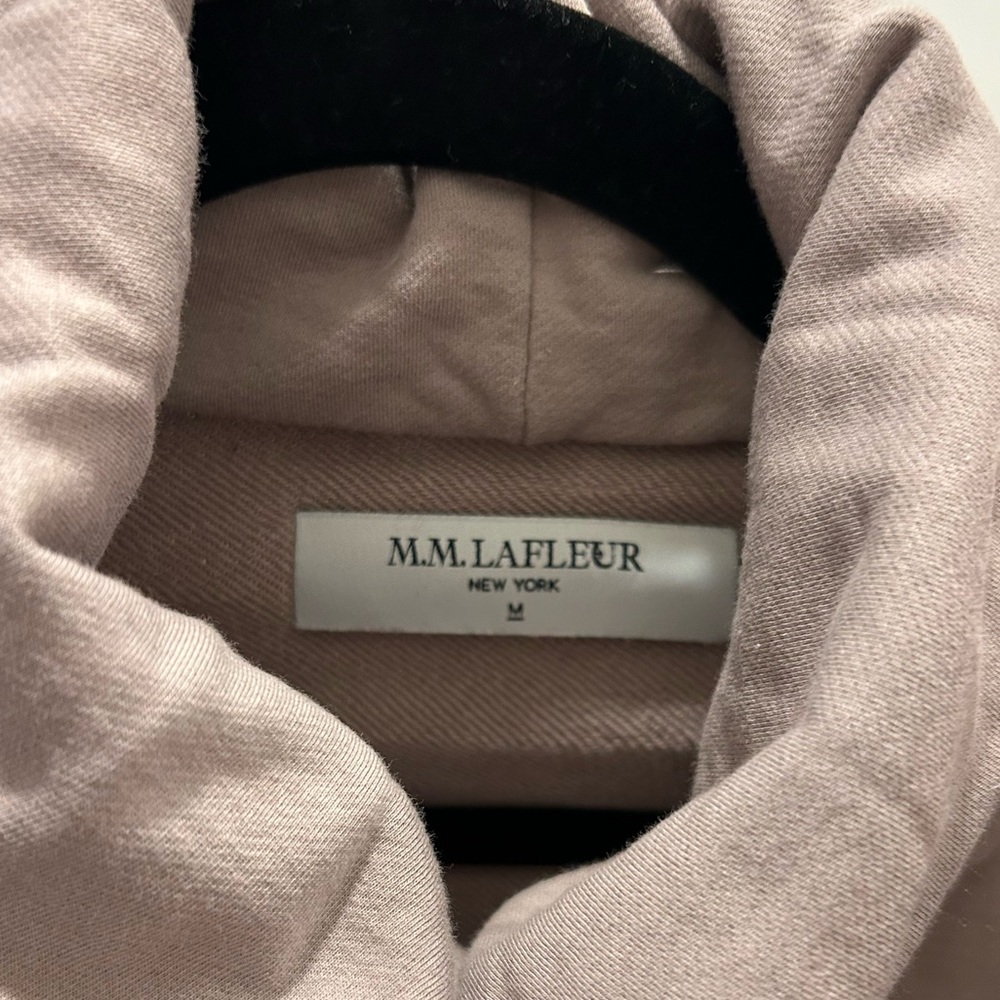 M.M. LaFleur The Harris Fine Terry Sweatshirt in Smokey Taupe Sz M - Picture 4 of 8